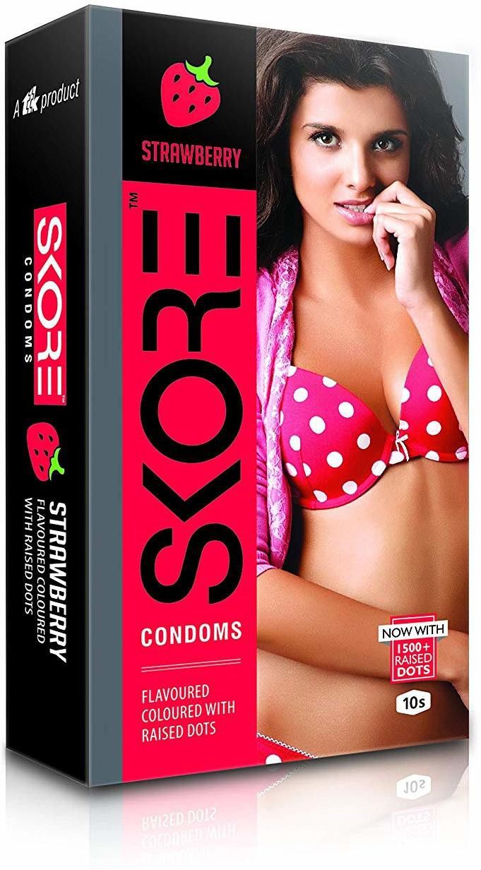 skore SCORE CONDOMS STRAWBERRY 10 N Condom-picture-10