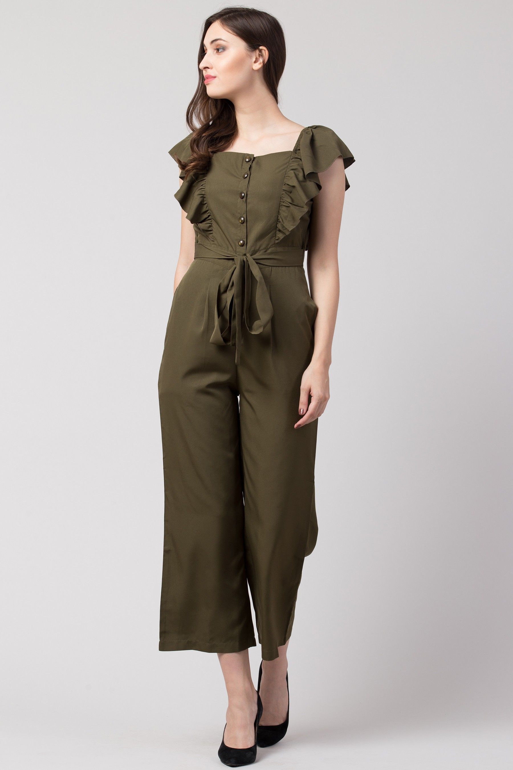 slenor Solid Women Jumpsuit-picture-28