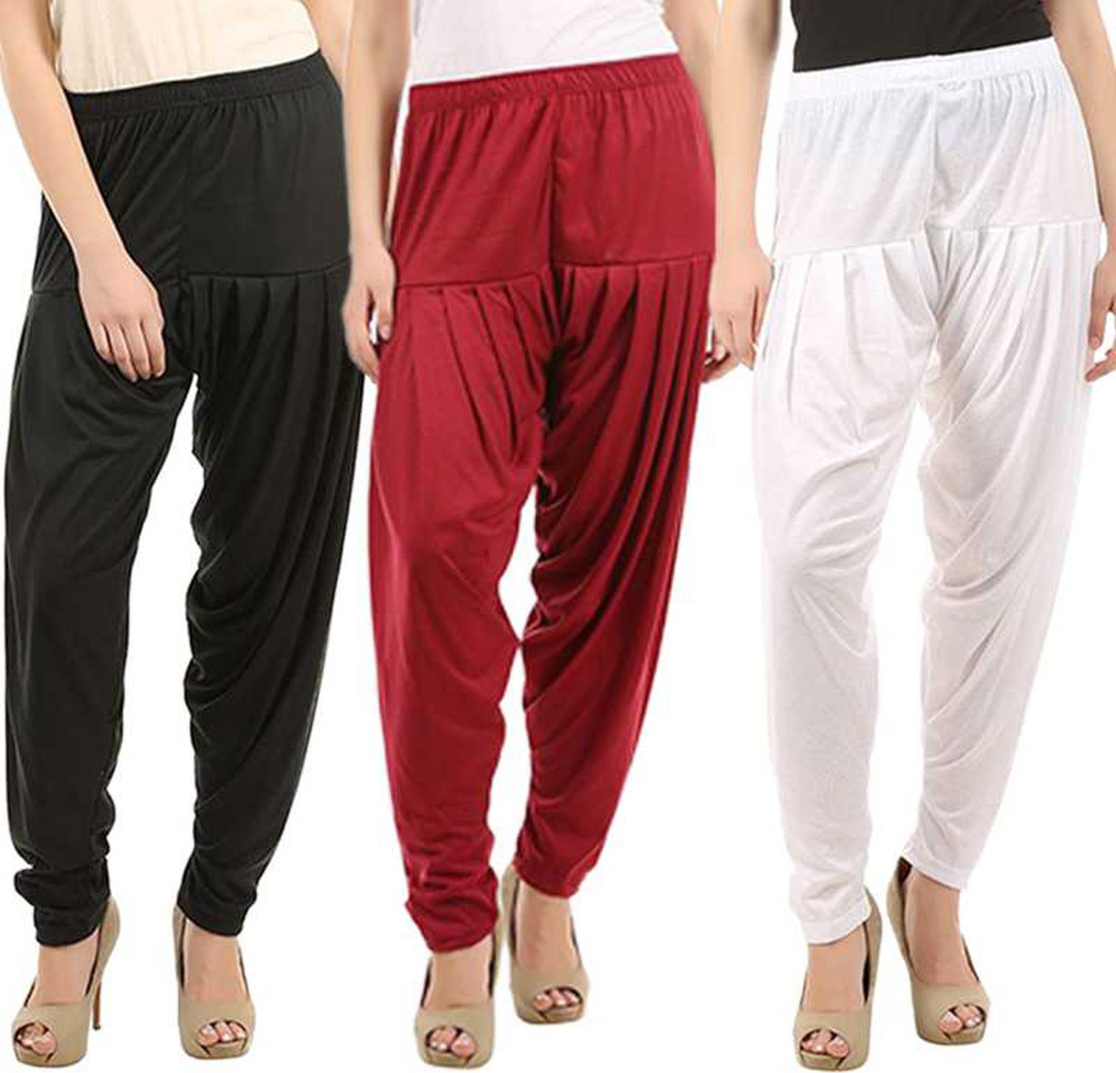 ikhlas Viscose Rayon Solid Patiala-picture-10