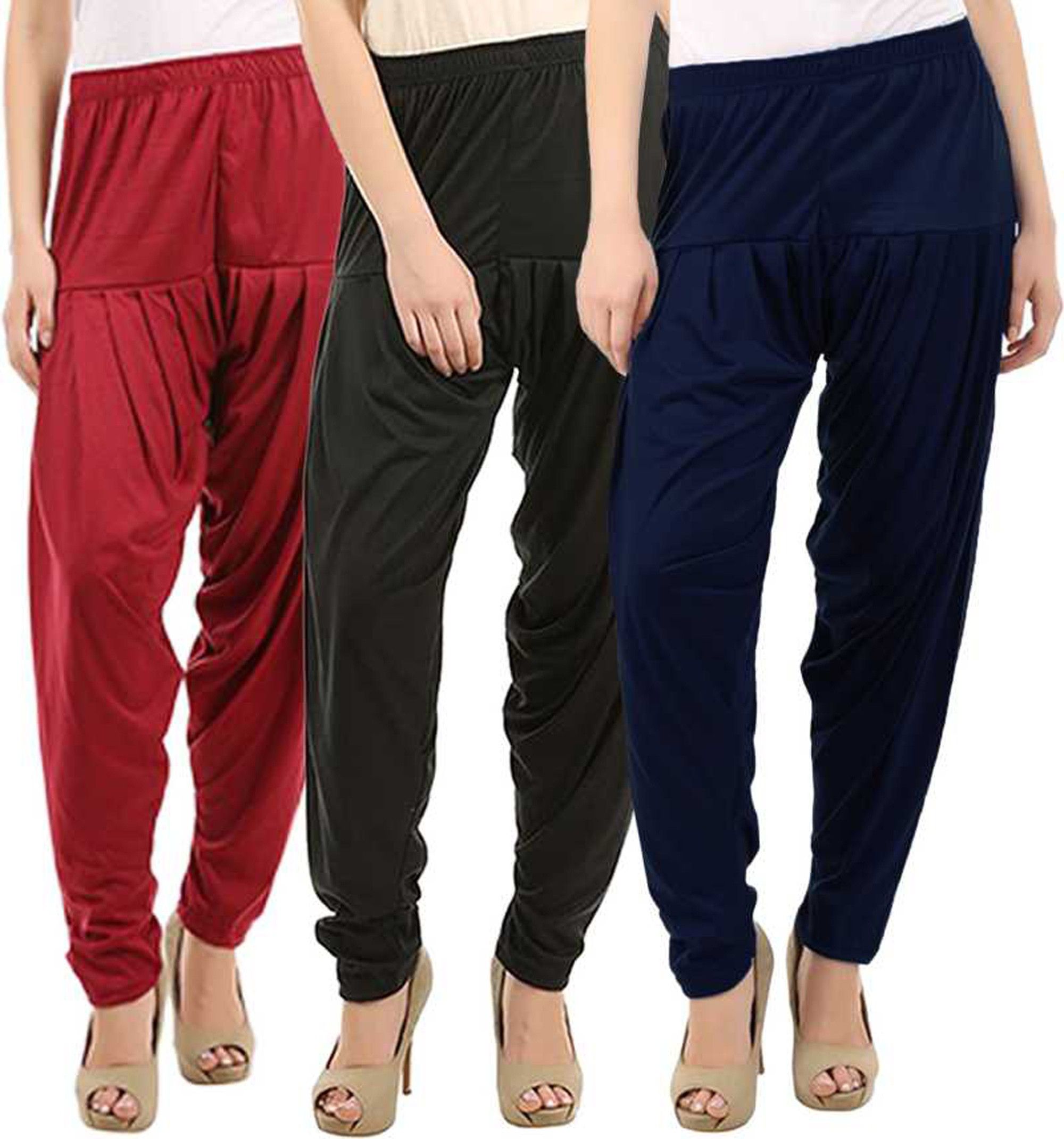 ikhlas Viscose Rayon Solid Patiala-picture-26