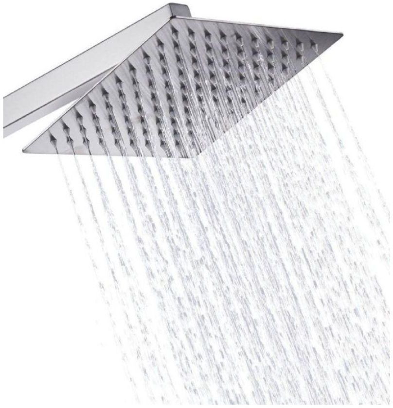 flipkart smartbuy 10 X 10 Inches Square Ultra Slim Shower Head with 18 Inches Square Shower Arm Fixed Mount-picture-26