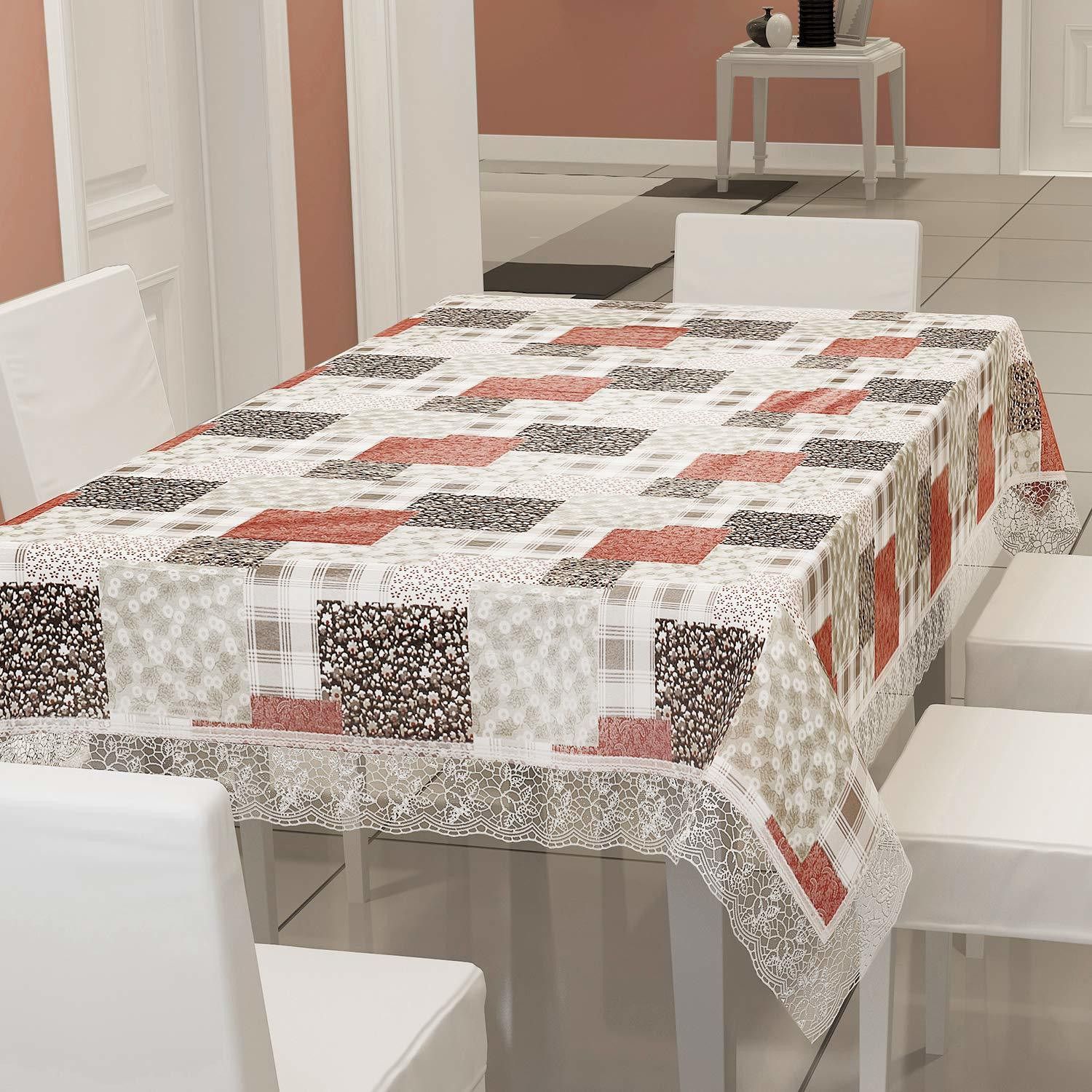 dakshya industries Floral 6 Seater Table Cover-picture-22