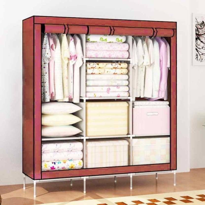 mezire 6 + 2 Shelves 3 Door 88130 (PP) WR PP Collapsible Wardrobe-picture-24