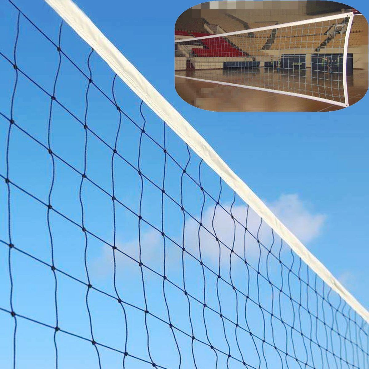 Volleyball Net Bast Quality in nylon 4 side taping Volleyball Net
