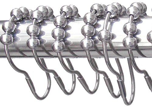 Glossy Shower Rod Hook-image-5