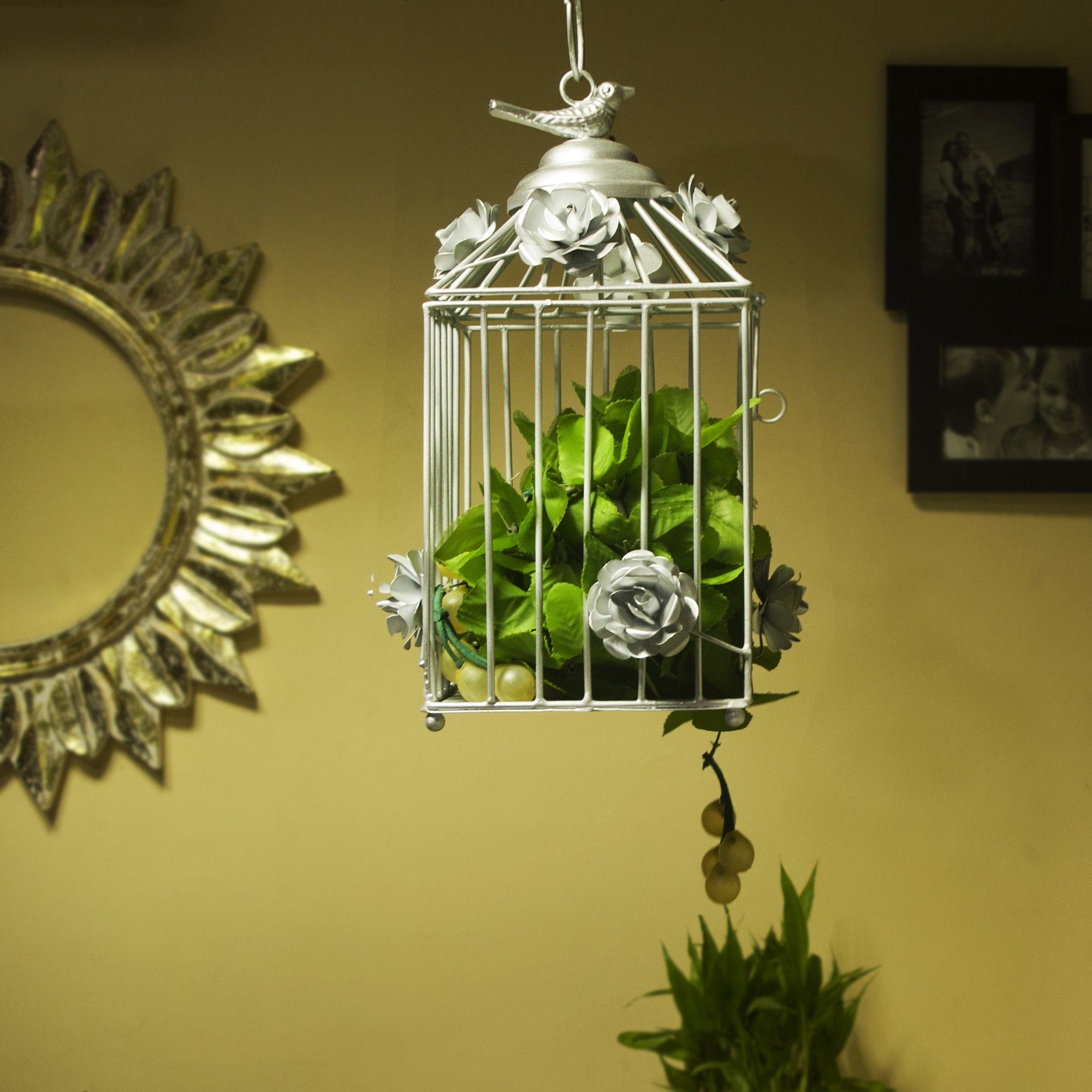 Silver Metal Hanging Lantern-image-22