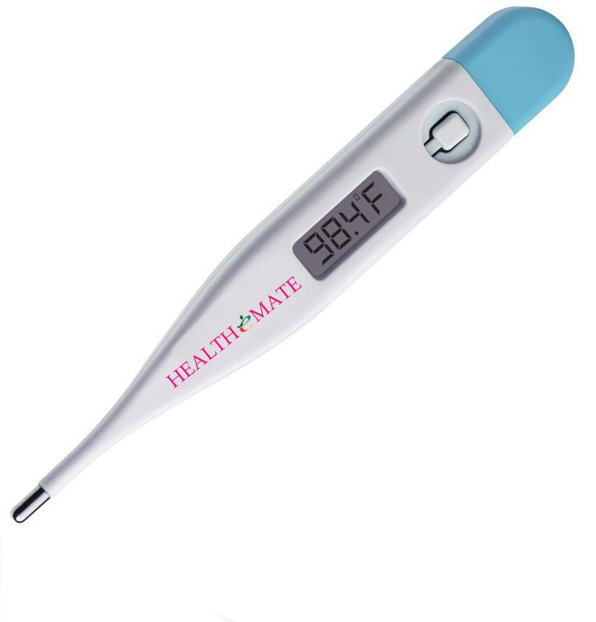 Baby And Adult With Alarm Baby Thermometer