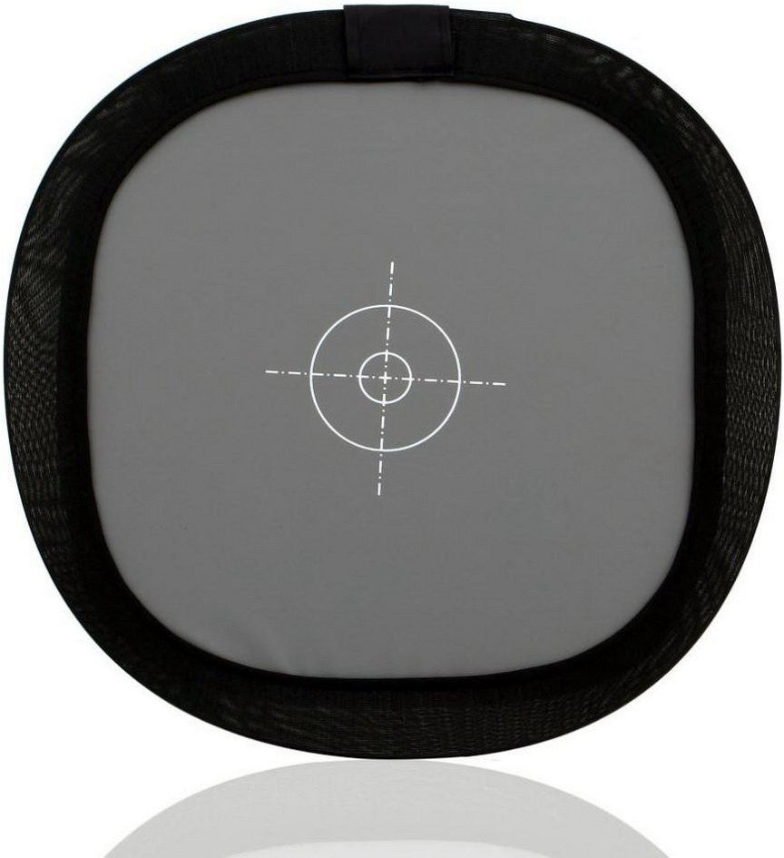 BOLT Folded White Balance 18% Gray Reference Reflector 30 x 30 Grey Card