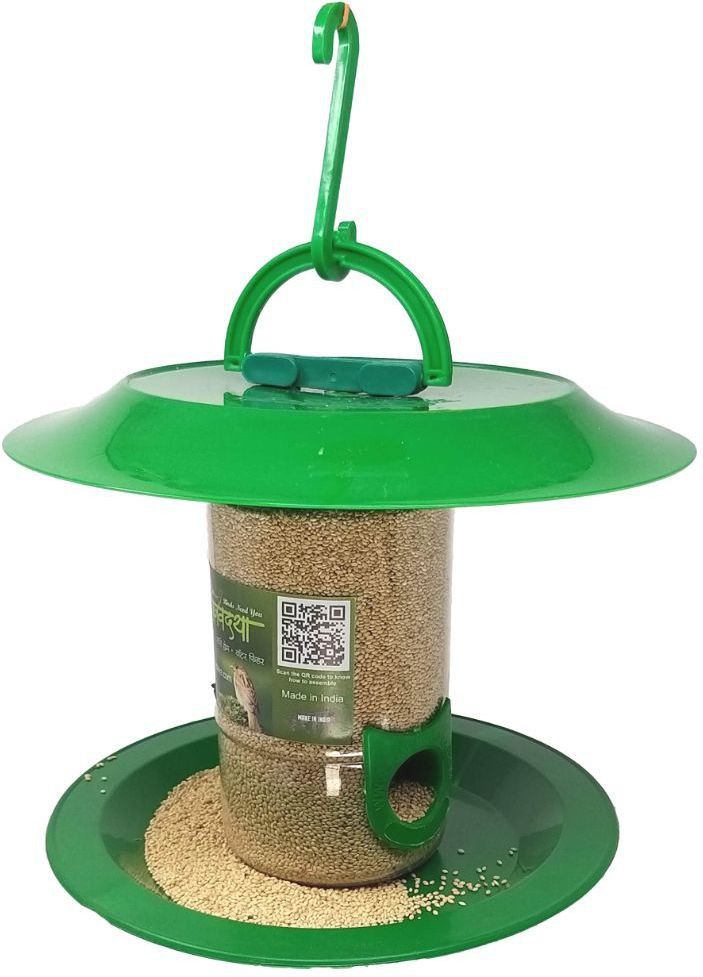 amijivdaya Small Food Feeder with Hut Window Bird Feeder Bird Feeder-picture-28