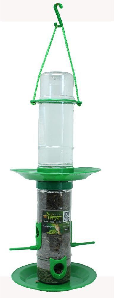 amijivdaya Medium Double Decker Food Feeder for Birds Window Bird Feeder Bird Feeder-picture-20
