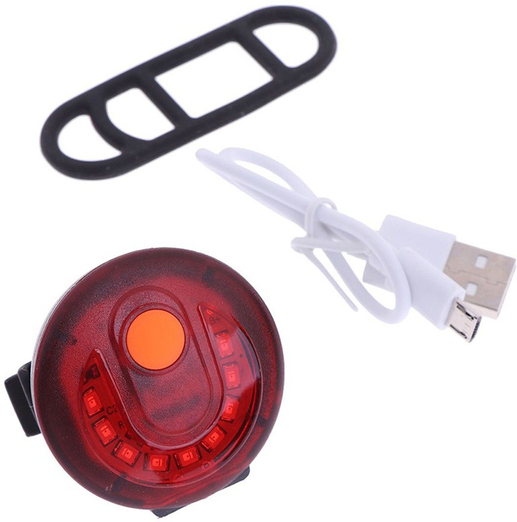 Bike Tail LED Light Night Safety Warning Lamp Rechargeable USB Outdoor LED Rear Break Light-image-12