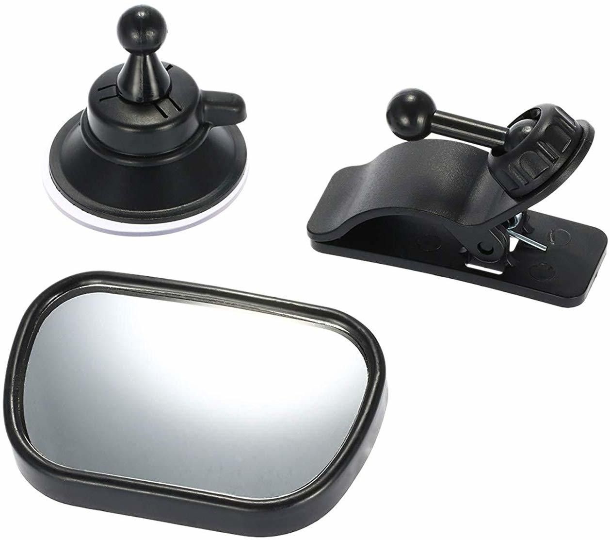 360 Degree Rotational View, Adjustable with Clips and Suction Cup mirror Baby Monitor-image-24