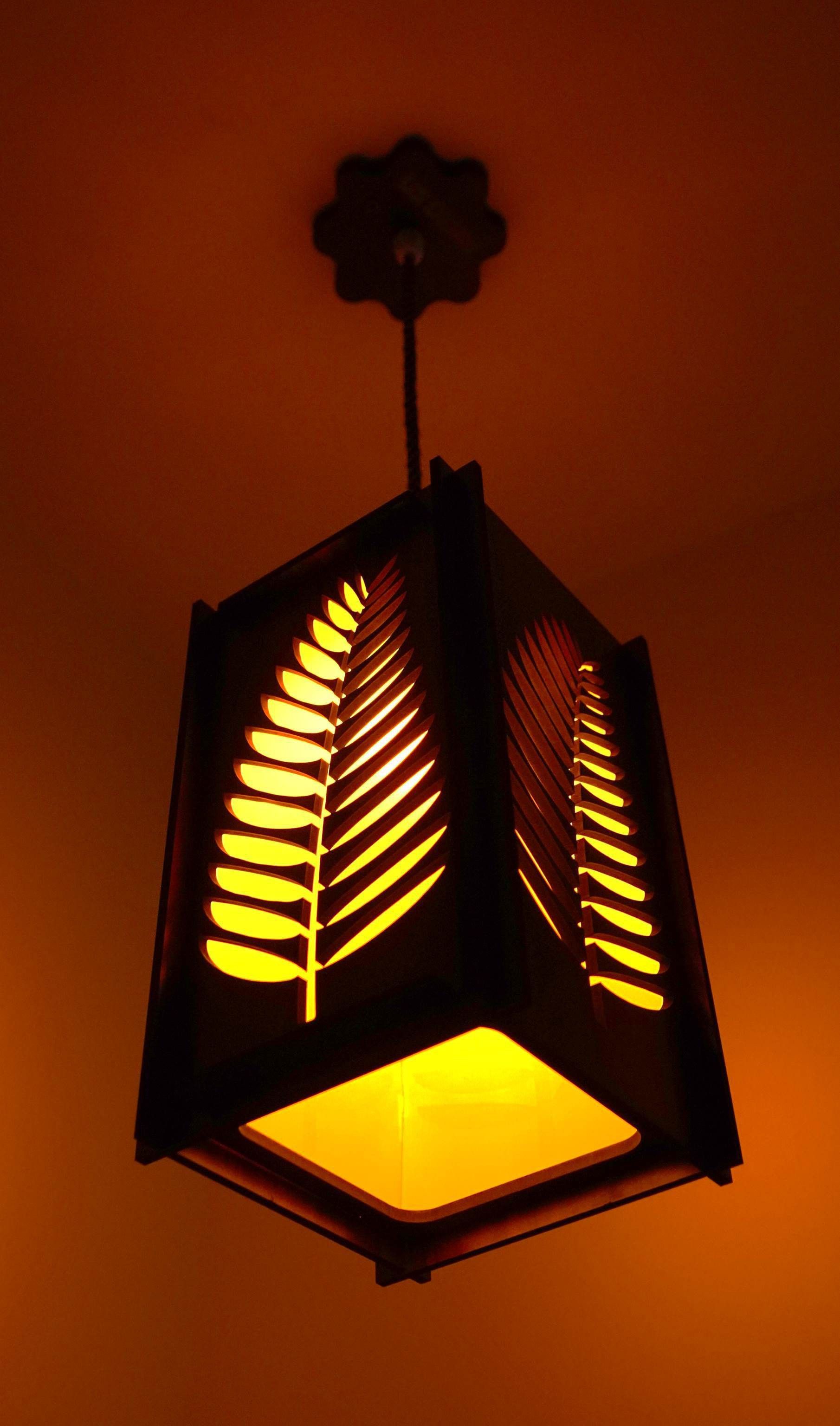 us dzire ™ 433 Sweet Leaf Hanging lamp Electric Antique Wooden Ceiling Lights(Golden Bulb) Pendant Lamp Shade Night Lamp for Living Room,Bedroom,Office,Restaurant,Home Decor,Cafe,Kitchen Pendants Ceiling Lamp-picture-14