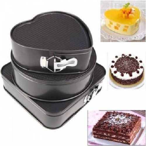 Bakeware Springform Cake Mould Tin Set Cupcake Maker