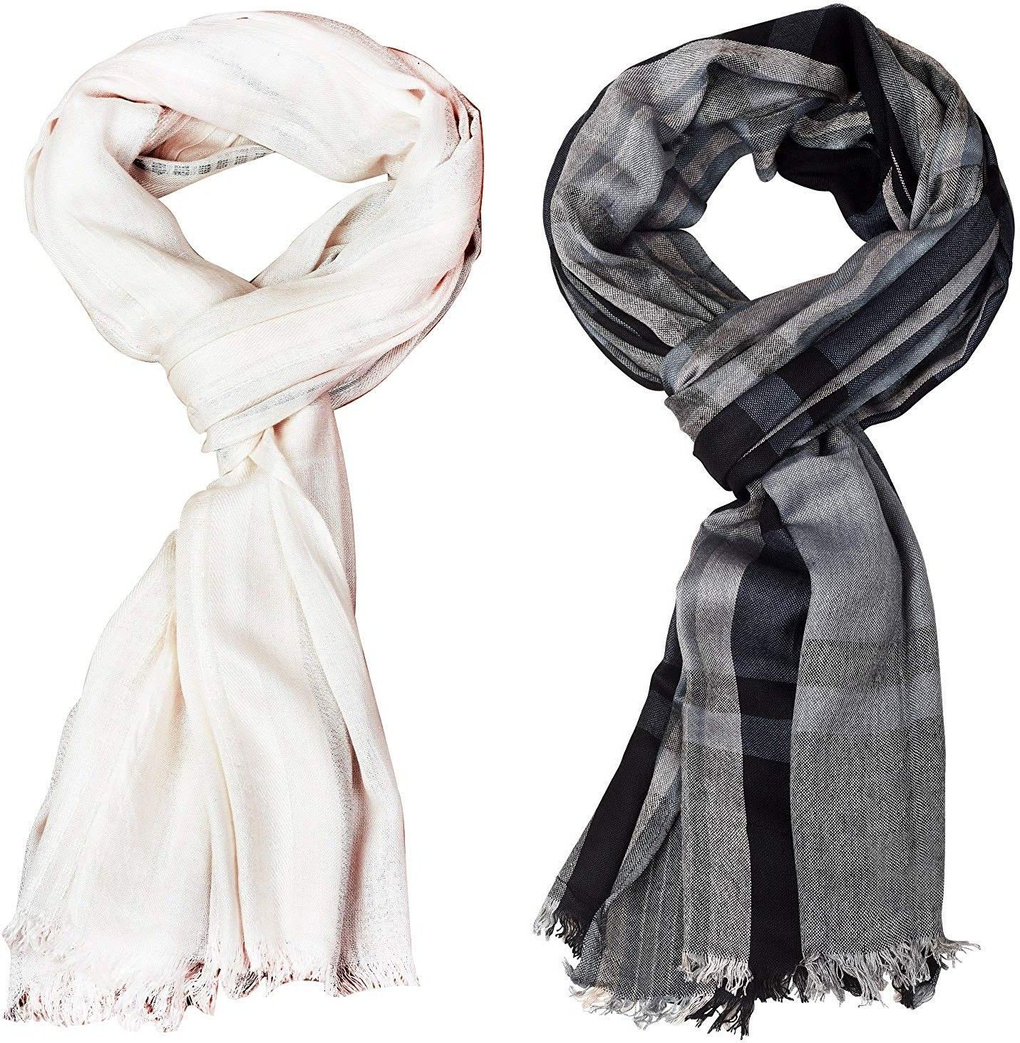 aimee Striped Pure Cotton Men Multicolor Stole-picture-32