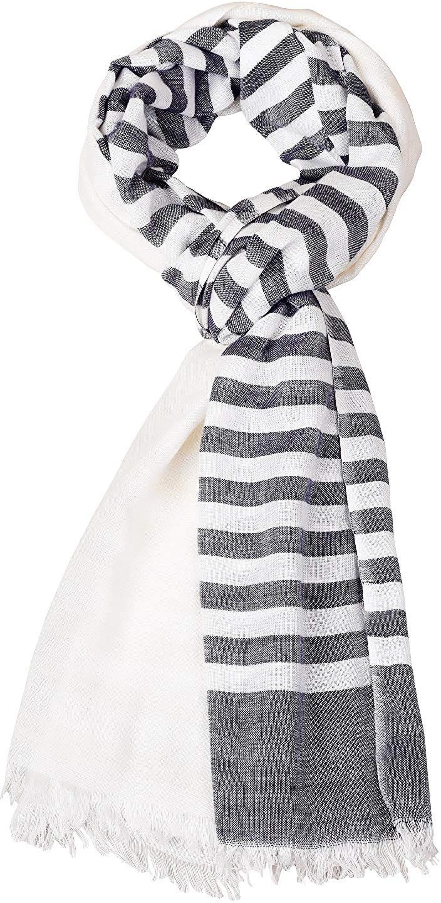 Self Design Pure Cotton Men Multicolor Stole-image-36