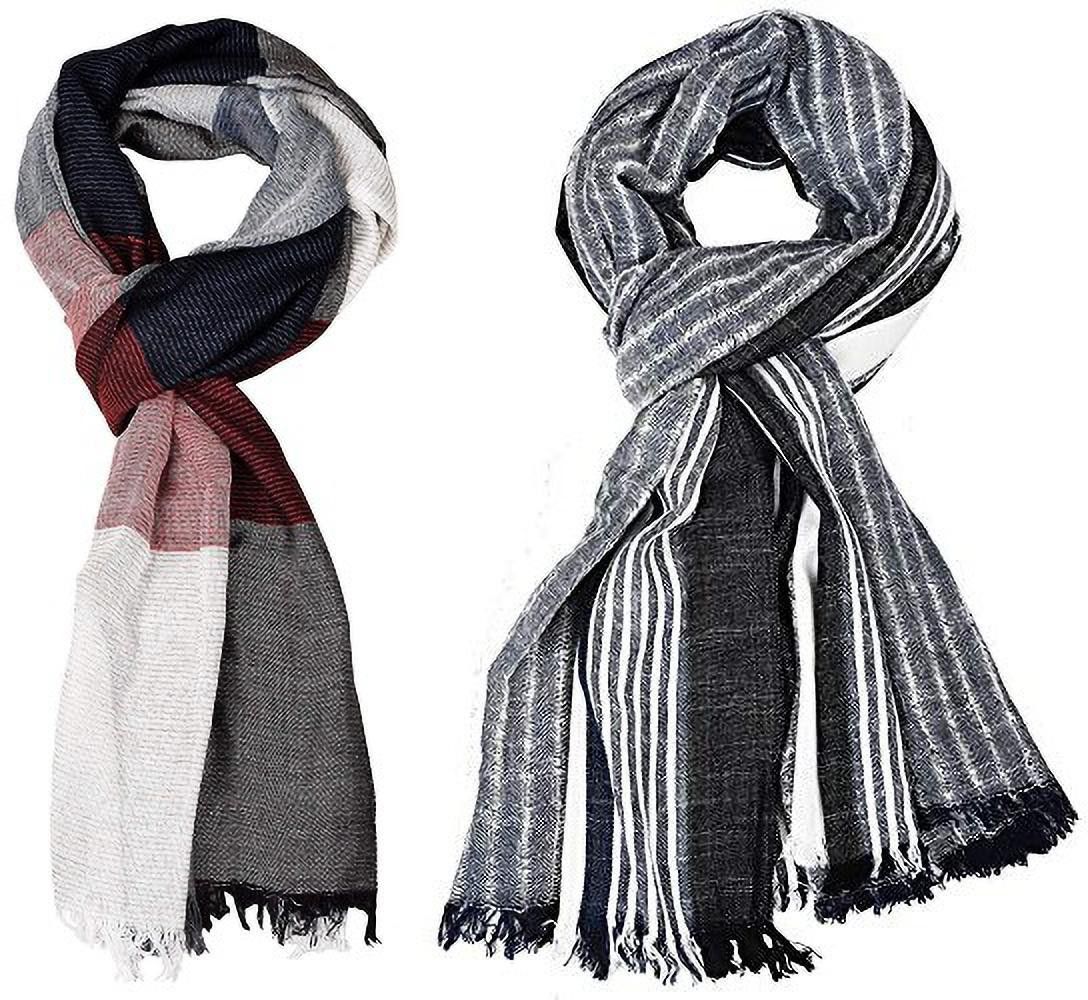 aimee Striped Pure Cotton Men Multicolor Stole-picture-10