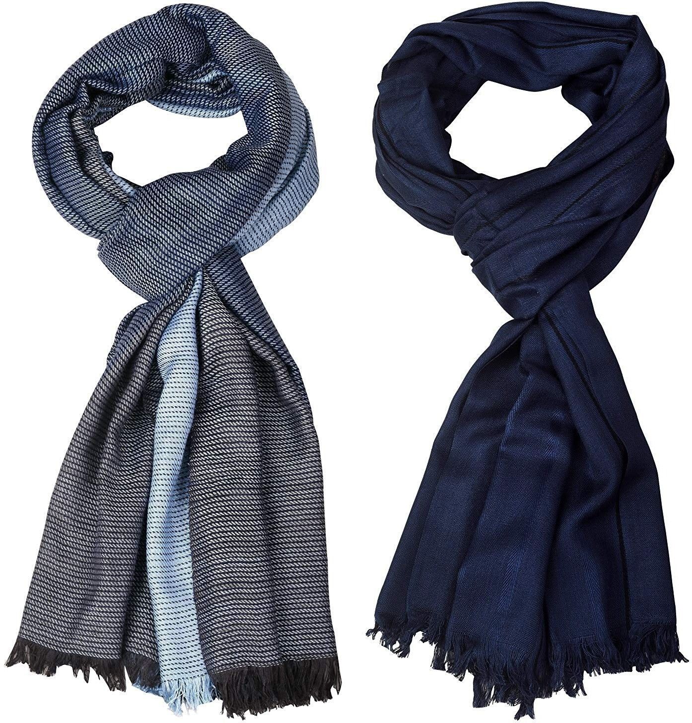 Striped Pure Cotton Men Multicolor Stole-image-33