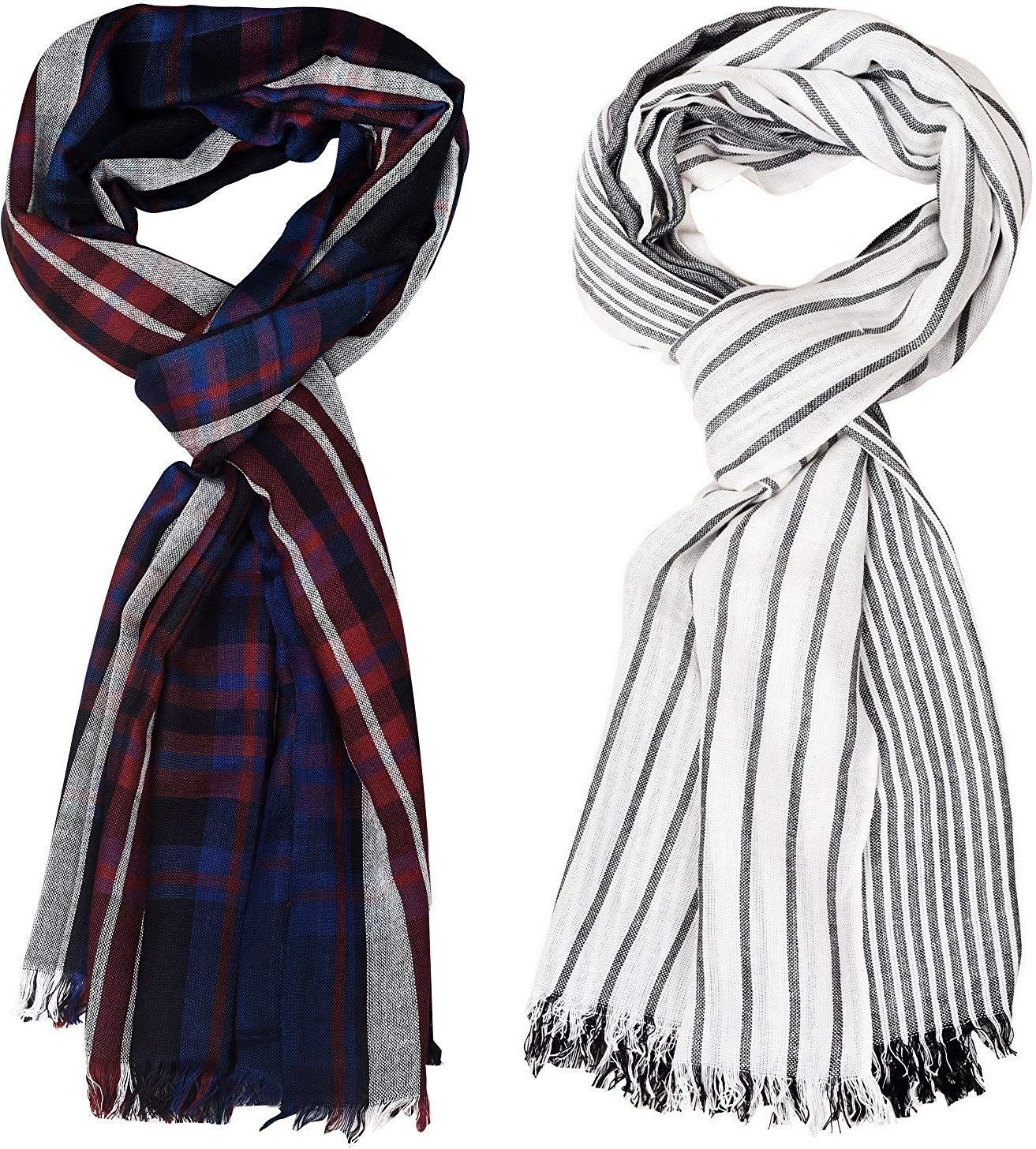 Self Design Pure Cotton Men Multicolor Stole-image-37