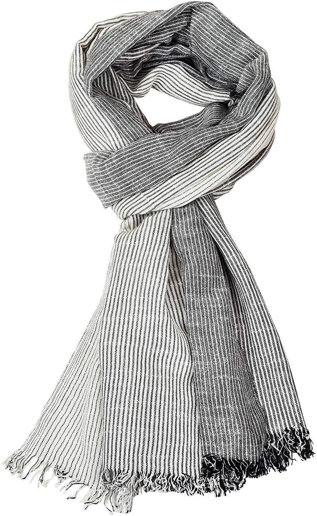 Self Design Pure Cotton Men Multicolor Stole-image-38
