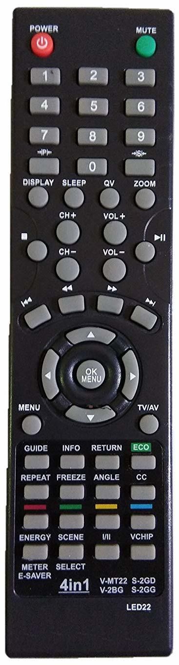 BhalTech 4 in 1 V-MT22 S-2GD V-2BG S-2GG Compatible with LED LCD TV VIDEOCON and SANSUI Remote Controller-picture-25