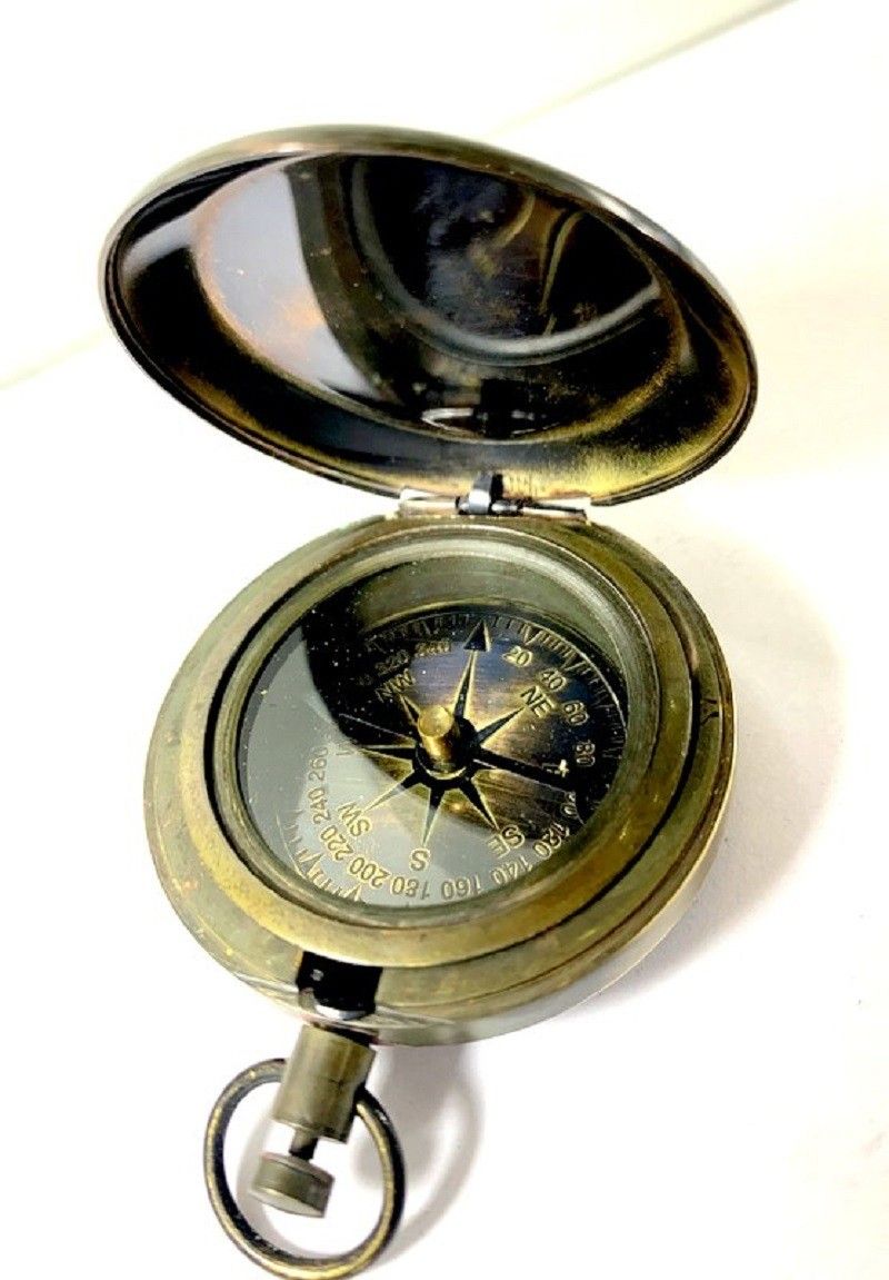 robin export company Nautical Pocket Push Button Compass Compass-picture-39