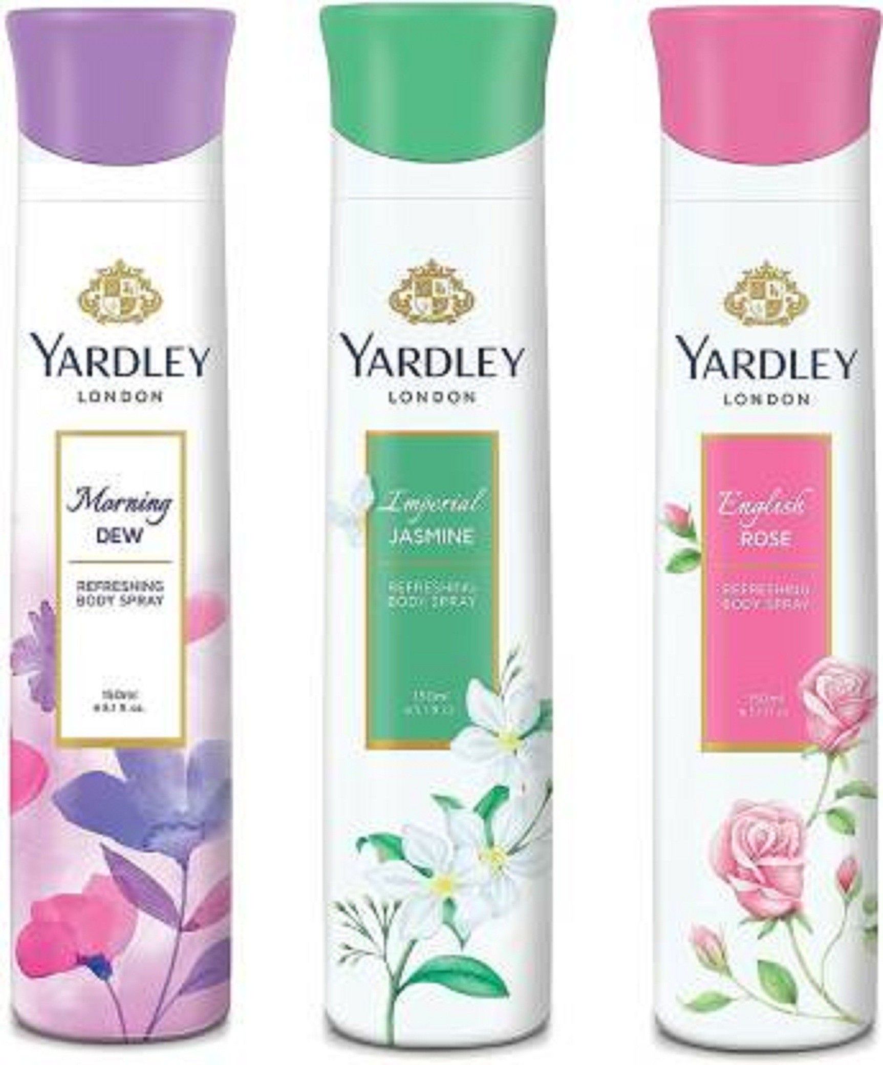 yardley london Women Morning Dew,Imperial Jasmine and English Rose Body Spray - For Women-picture-28