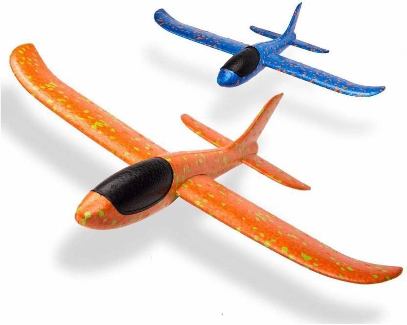 Airplane Toy Set of 2 Dual Flight Mode, Aeroplane