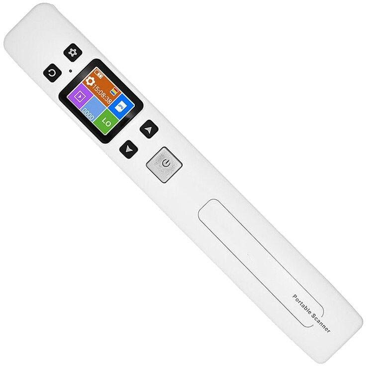 microware Wifi 1050DPI High Speed Portable Wand Document Images Scanner A4 Size Cordless Portable Scanner