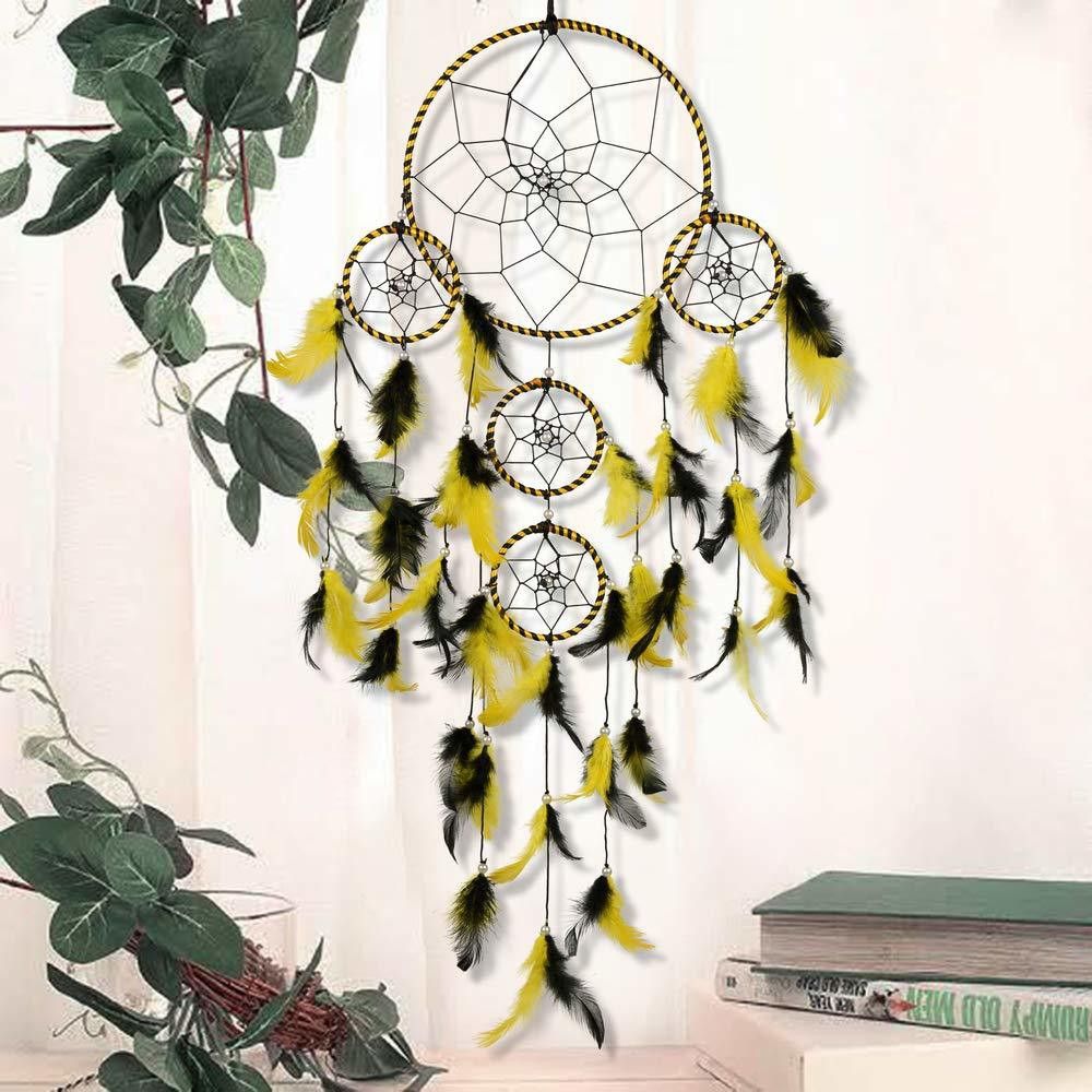 Dream Catcher | Wall Hangings |Home Decor| Handmade Feather Dream Catcher-image-39