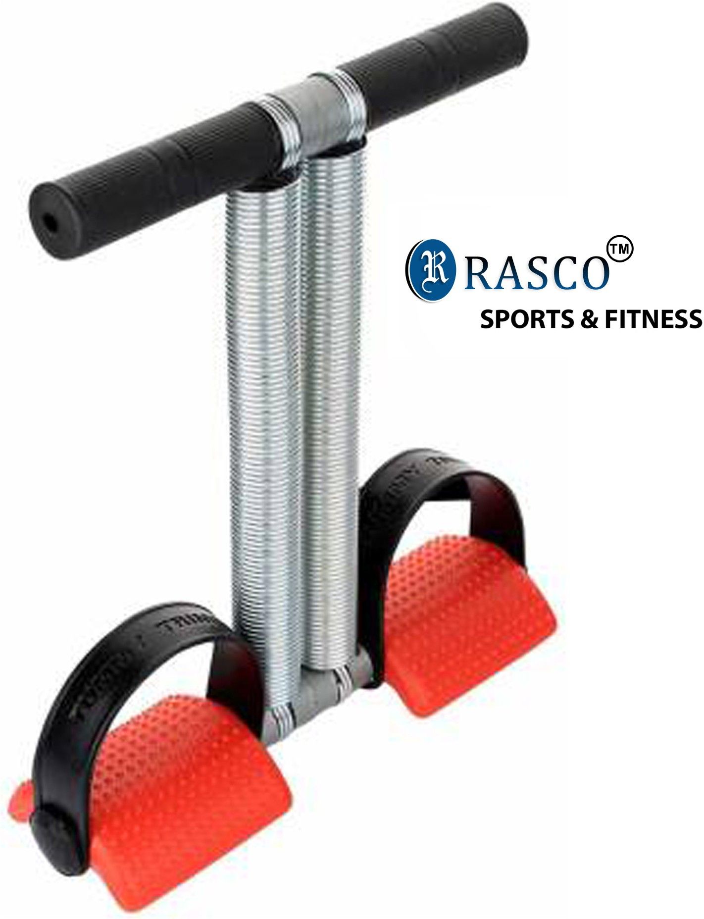RED PEDAL DOUBLE STEEL SPRING TUMMY TRIMMER Ab Exerciser-image-47
