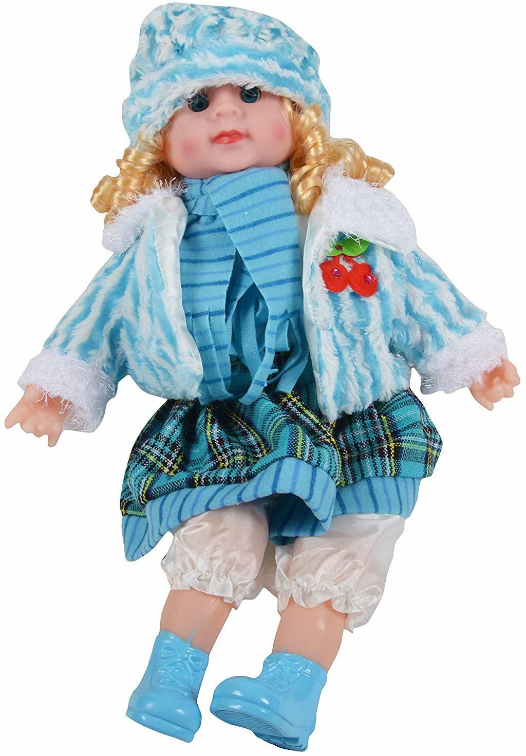 Poem Doll Girl Kids Stuffed Plush Soft Musical Doll (Random Color, 42 cm)-image-39