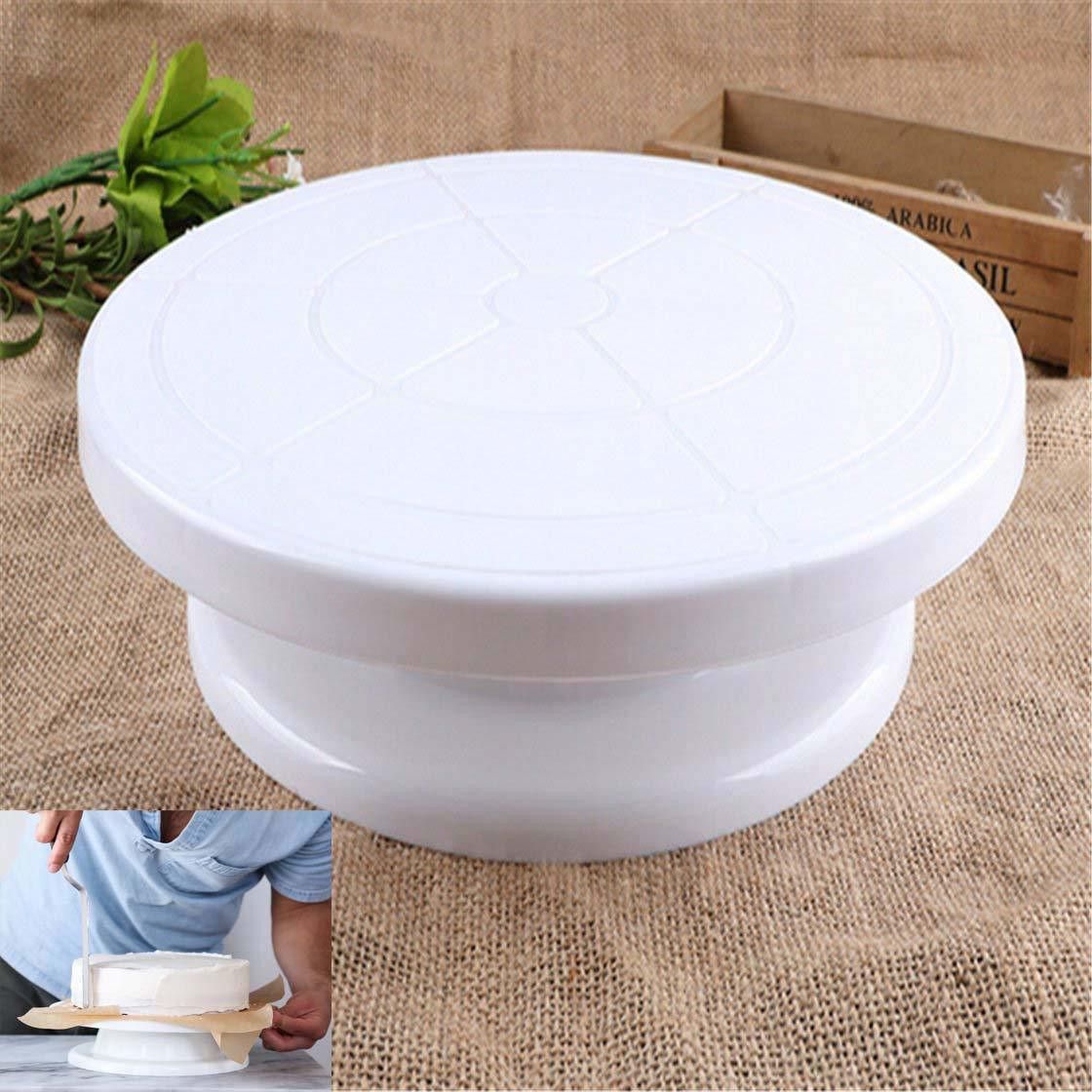 jeny Turntable Turn Table Cake Stand Paint Spraying Cake Decorating Displaying Item Plastic Cake Server-picture-17