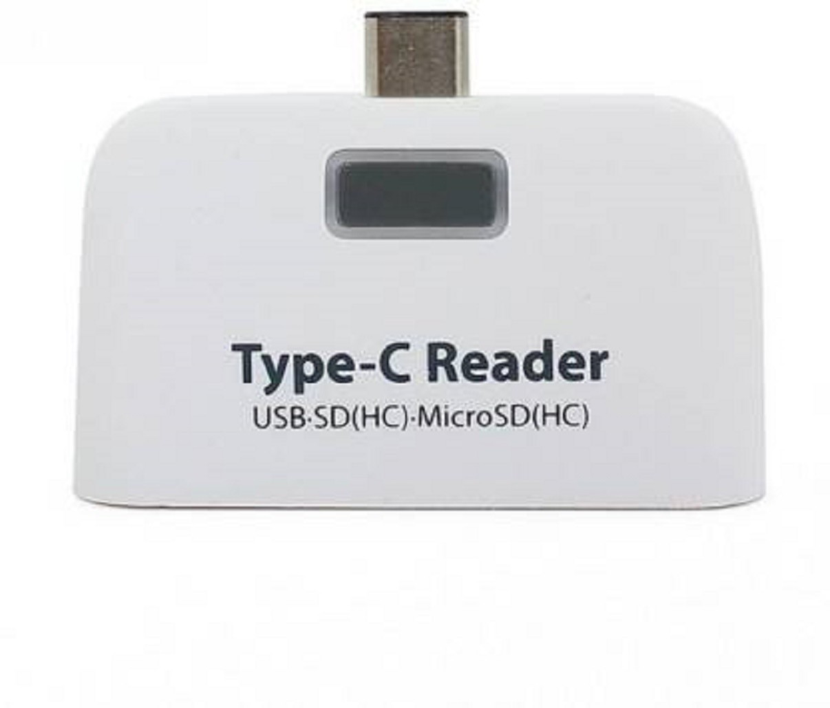 Triangle Ant Type™ C to USB + Card Reader Connection Kit Card Reader (White) Card Reader image 1