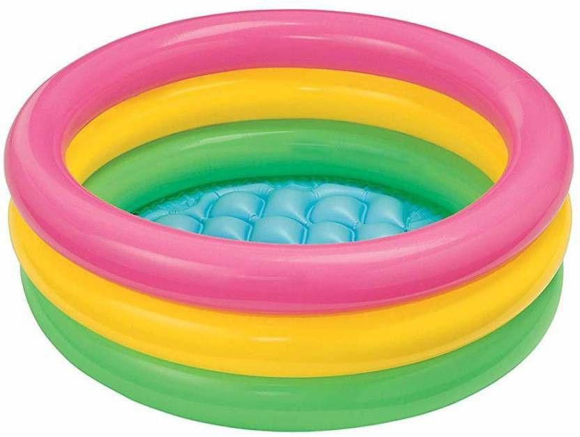 2 FEET SUNSET RAINBOW ROUND FINE GRADE BATH TUB FOR INFANTS Inflatable Swimming Pool-image-39