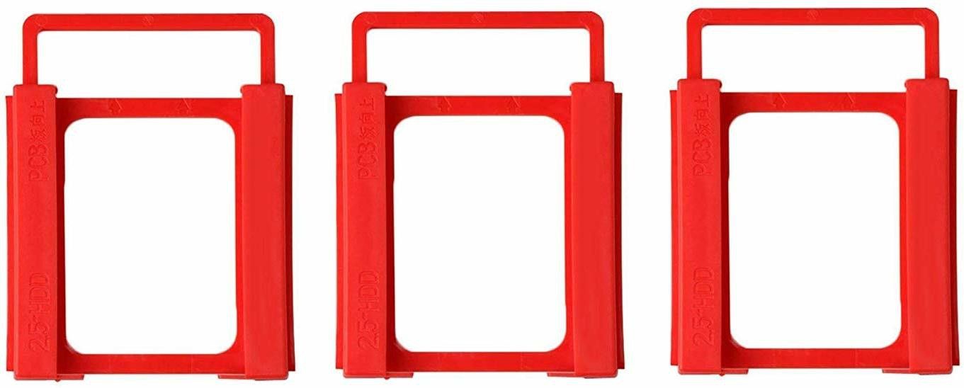 LipiWorld 2.5 Inch to 3.5 Inch Bracket SSD HDD Notebook 2.5 inch (Pack-3) Bracket Hard Disk Drive Plastic-image-32