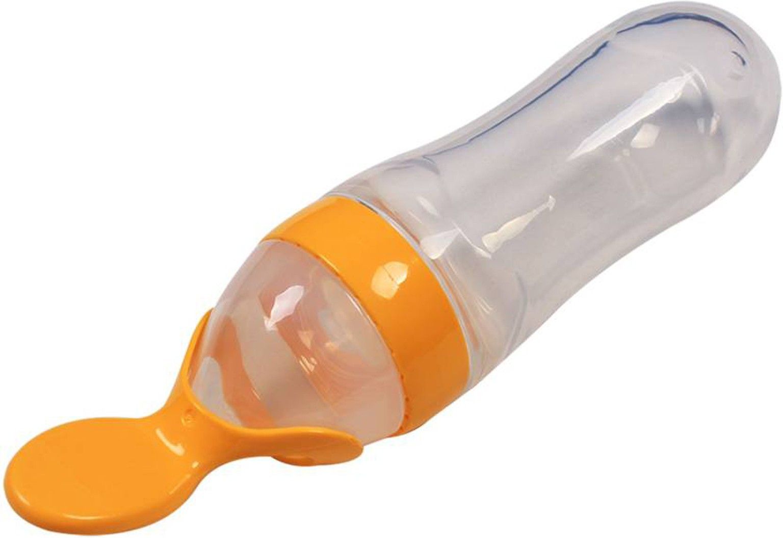 anzal Baby Feeder Bottle With Dispensing Spoon - 90 ml- Silicone-picture-2