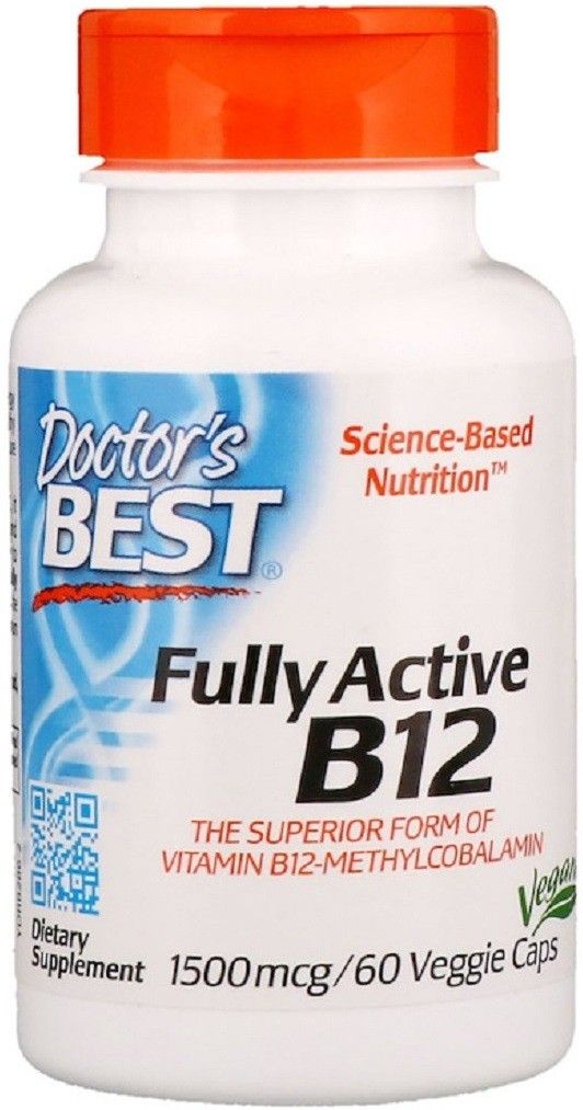 Best Fully Active B12, 1500 mcg, 60 Veggie Caps-image-3