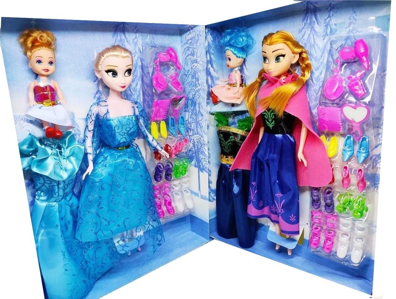 sweet fashion aana elsa doll combo