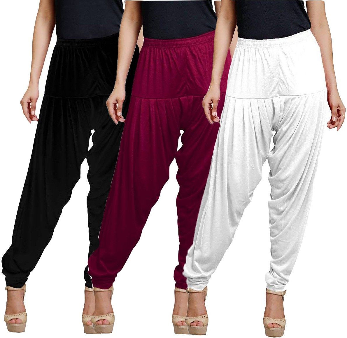 brand flex Lycra Solid Patiala-picture-18