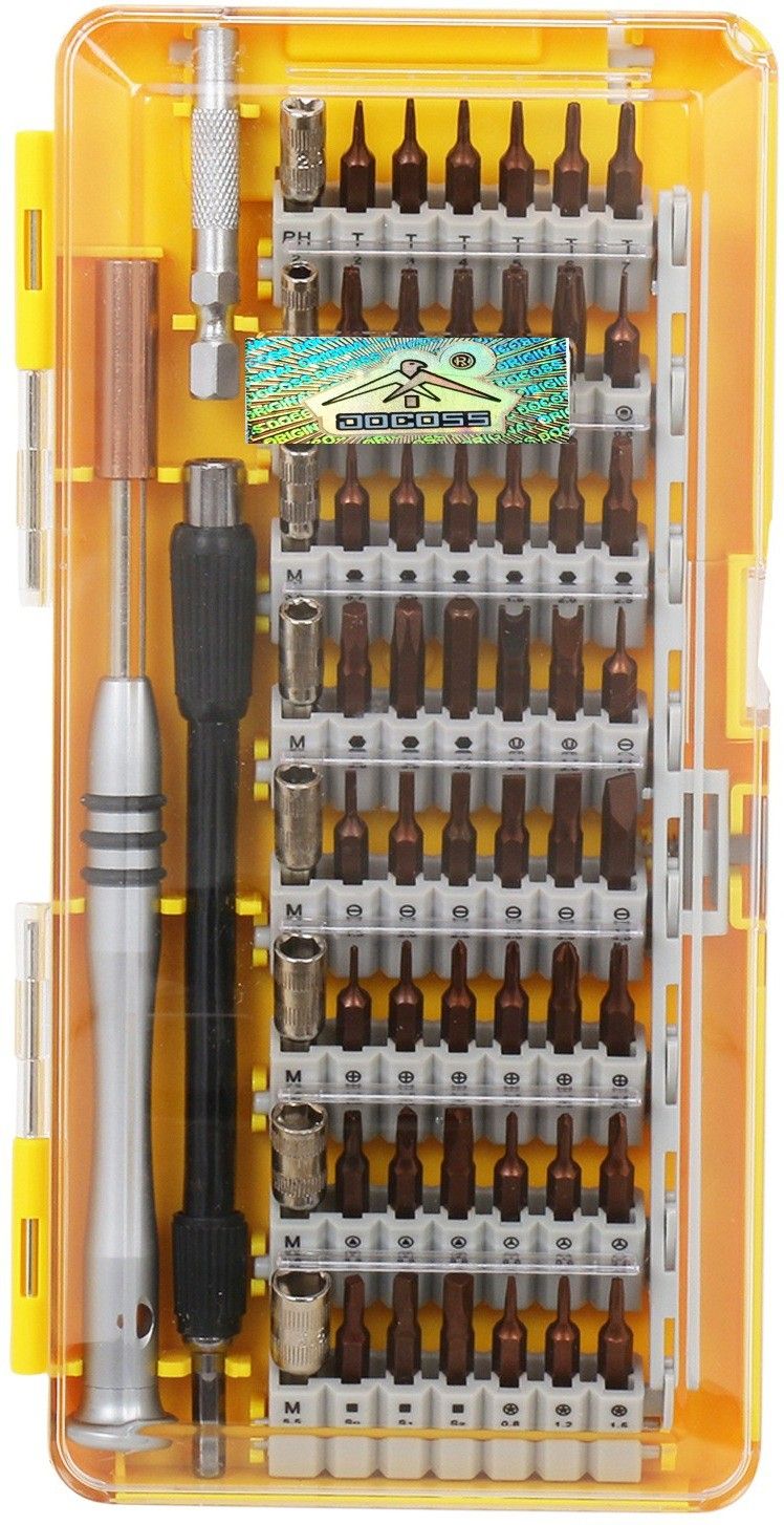 60 in 1 Precision Magnetic Screwdriver Set Kit 56 S2 Steel Bits for Mobile Phone,Laptop ,PC,Tablet, & Household Repair Precision Screwdriver Set-image-23
