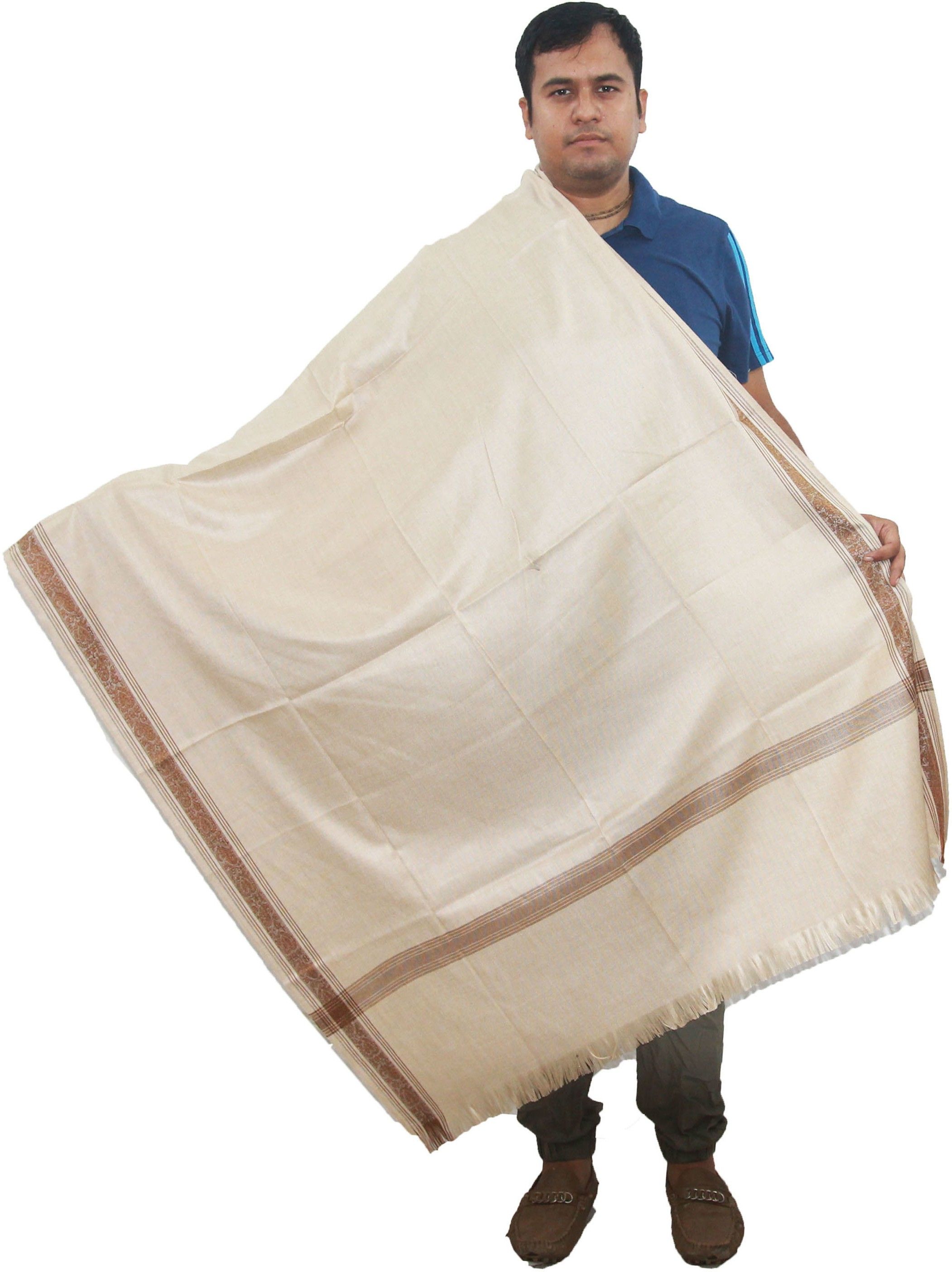 Vrinde Wool Solid Women, Men Shawl-picture-11