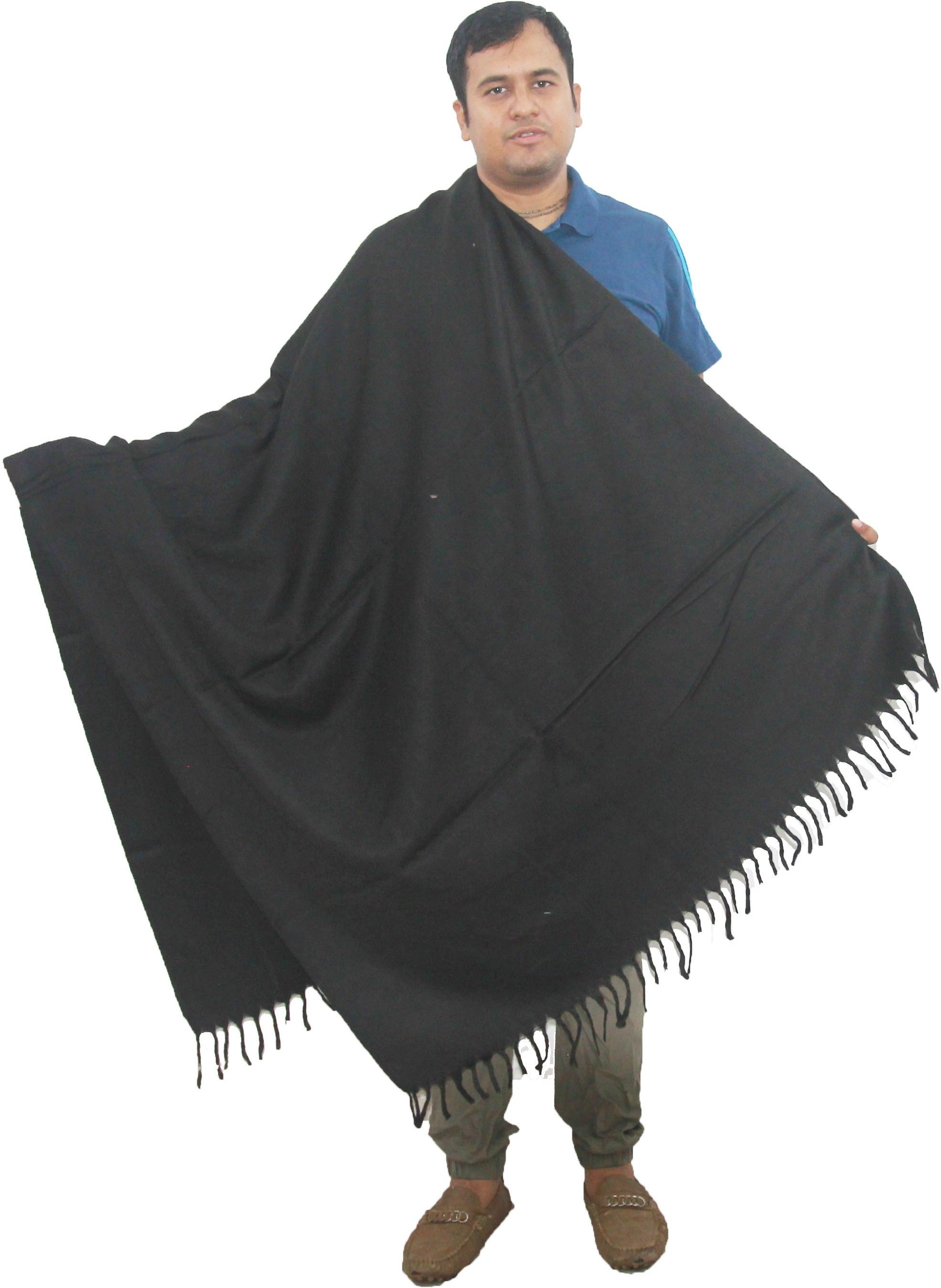 Vrinde Wool Checkered Women, Men Shawl-picture-13