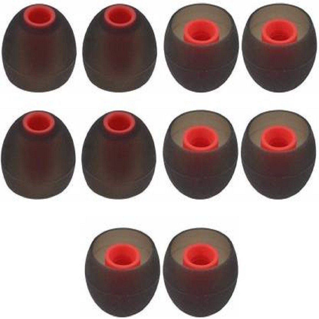 Somapa Red 10 pcs Earbuds Rubber earphone tips replacement headphone ear cushion ear buds for bluetooth earphones, Eartips In The Ear Headphone Cushion  In The Ear Headphone Cushion-picture-15