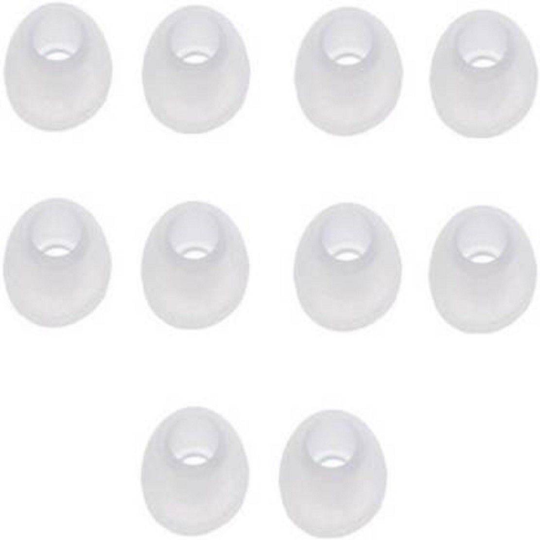 Newvent 10 Pcs ( 5 Pair) Earphone silicon Earbuds tips In The Ear In The Ear Headphone Cushion-image-34