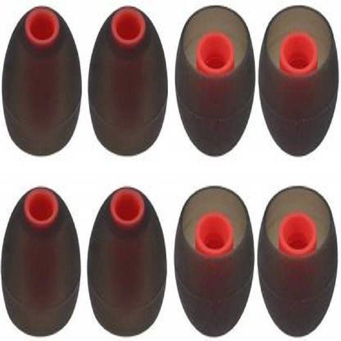 BUM Red 8 pcs Earbuds Rubber earphone tips replacement headphone ear cushion ear buds for bluetooth earphones, Eartips In The Ear Headphone Cushion In The Ear Headphone Cushion-image-3