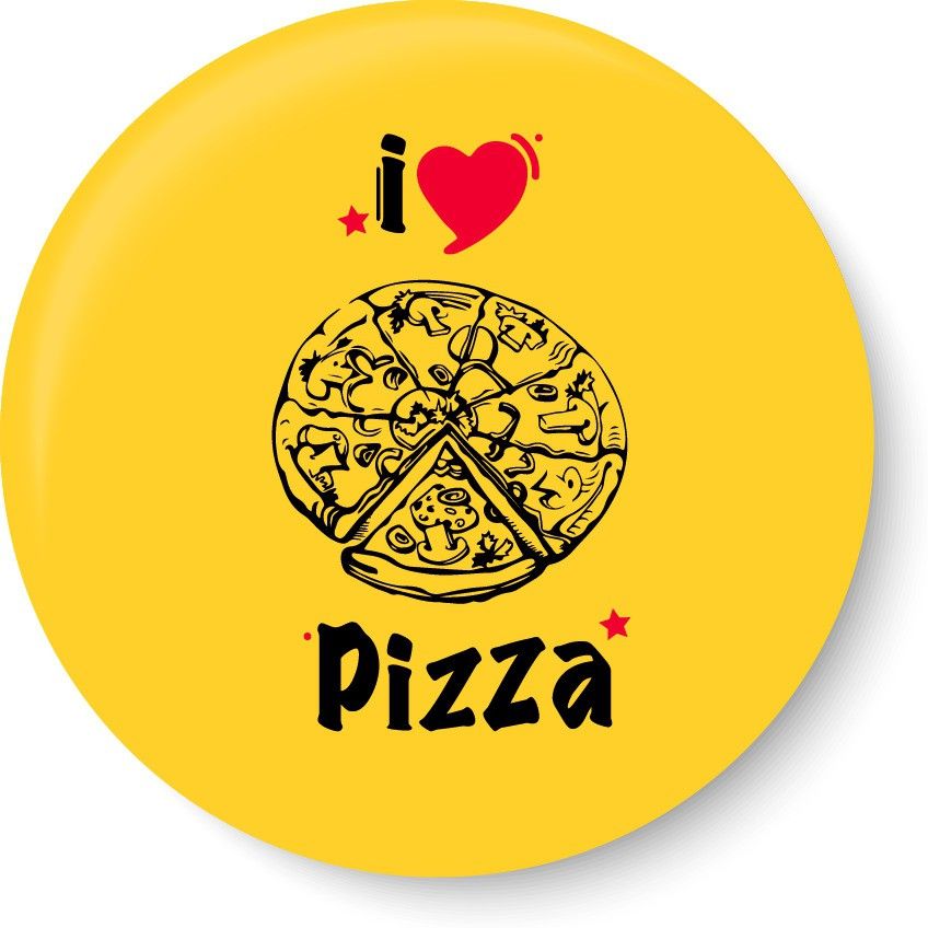 peacockride I love Pizza I Love Cooking Fridge Magnet Pack of 1-picture-28