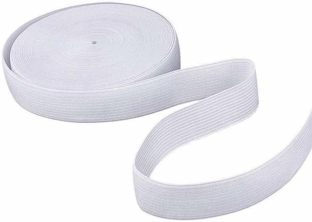 elastica Knitted White Elastic image 1