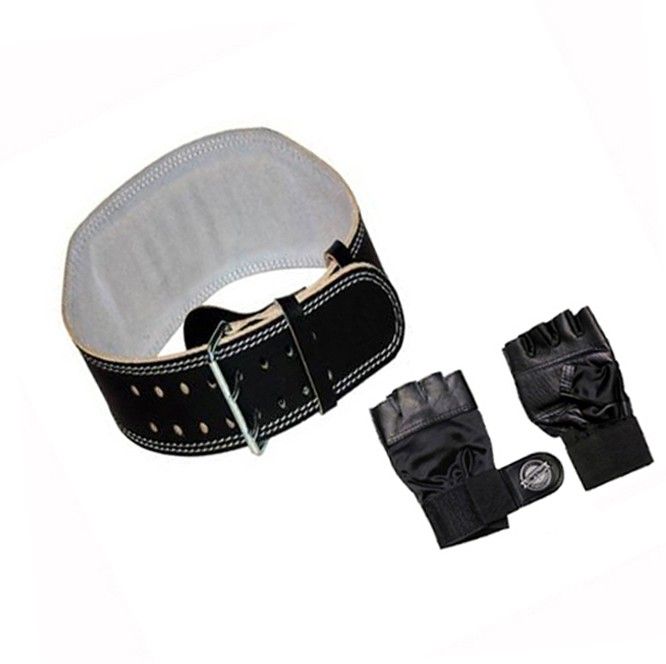 l'avenir FITNESS Weight Lifting Leather Gym Belt (XL Size) & Leather gym Gloves (Free Size) Fitness Accessory Kit Kit-picture-24