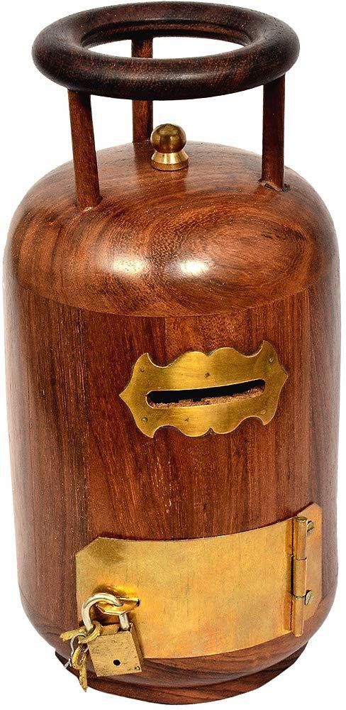 Wooden Piggy Bank Cylinder Shape Money Bank Coin Box Money Box Gift Items for Kids Coin Bank-image-23